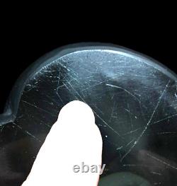 Lalique Frosted Crystal Sitting Cat Abused Missing Toes But Elegant As-Is 6.25Lb