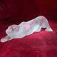 Lalique Zeila Panther Sculpture In Clear & Frosted Glass, With Original Box