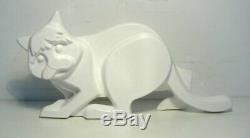 Large Vintage Art Deco Style Ceramic Figure of a Cat (43cm)