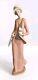 Lladro Nao'autumn Stroll' 1232 Spain 12 Woman With Cat Retired Mint No Orig Box