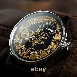Luxury watch, men classic watches, hand-wound watch, retro watch guy, accessory gift