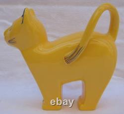 MAGNIFICENT Art Deco French Porcelain Figurine of a Standing Cat