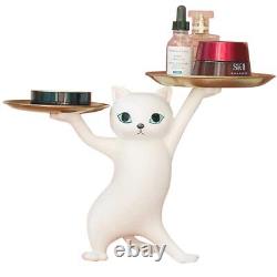 MOIN MOIN Cat Figurine Ornament Small Items Holder Width 36 x Height 25 #ca1