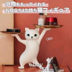 MOIN MOIN Cat Figurine Ornament Small Items Holder Width 36 x Height 25 #ca1