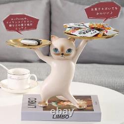 MOIN MOIN Cat Figurine Ornament Small Items Holder Width 36 x Height 25 #ca1