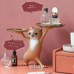 MOIN MOIN Cat Figurine Ornament Small Items Holder Width 36 x Height 25 #ca1