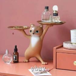 MOIN MOIN Cat Figurine Ornament Small Items Holder Width 36 x Height 25 #ca1