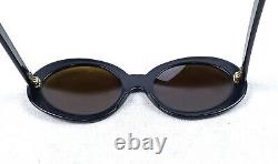 M Morel Cat Eye Sunglasses 1950s France Black Shades Candy Cats Large Frame Mint