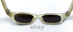 M Morel Cat Eye Sunglasses 1950s France Black Shades Candy Cats Nice Frame Mint