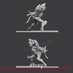 Mana Figure Cat Girl 1/12 1/8 1/6 1/4 Model Kit Unpainted Garage Kit 3D Printing