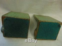 Mcclelland Barclay Art Deco Pair Cat Tails Lily Pad Design Bookends