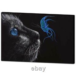 Mystical Cat / Canvas Prints Painting Poster Wall Home Decor