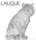 New Lalique Crystal Sitting Tiger Figure Majestic Feline Cat Figurine New In Box