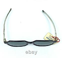 NOS VINTAGE SUNGLASSES 50s FRANCE MID-CENTURY CAT EYE BLACK CANDY PARTY FRAME