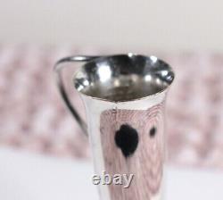 Napier Signed Art Deco 1930s Cat 1oz Silver Plated Shot Glass Jigger Barware Cup