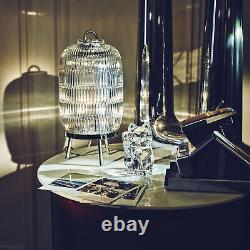 New Baccarat Crystal Maneki Neko Cat Figurine Clear #2607786 Brand Nib Save$ F/s