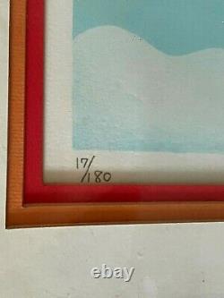 OKU SHIGEO OKUMURA Serigraph Framed Matted Signed Edition #17/180