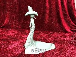 OLD ANTIQUE FRANKART ART DECO COWBOY RODEO GUY GREEN MAN BOOKEND 1920's RARE