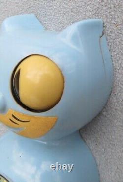 ORIGINAL BLUE KIT CAT KLOCK CLOCK Excellent Working Condition 1930's-40's