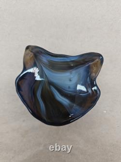 Original Wilkerson Slag Glass Limited Edition Cat Face Cheshire Cat