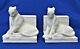 Pair Rookwood Art Deco Pottery Panther Cats Bookends William Purcell Mcdonald