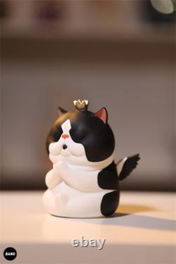 Prayer Cow Cat Ceramic Animal Statue Limited Painted Model Art Toy New In Stock