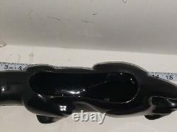 RARE VTG M-C-M 15 Art Deco Trinket/Jewelry Holder Black Cat Ceramic Glossy RARE