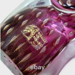RUBELLI V. A MURANO Figurine Cat Interior Glass Italy Vintage