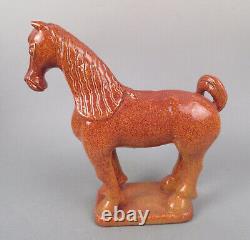 Rare Cowan Art Pottery Ceramic Sculpture Chinese Horse 1930 Foliage Limited Ed