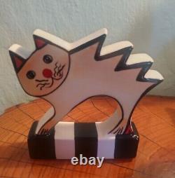Rare Lorna Bailey Sparky Cream Cat Limited Production Range 2001 VGC