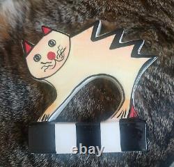 Rare Lorna Bailey Sparky Cream Cat Limited Production Range 2001 VGC