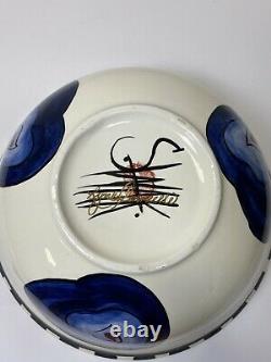 Rare Lynda Corneille SWAK Clancy and Blanche 12' bowl Vintage Cat collectible