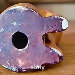 Rare Mari Simmulson Glazed Ceramic Cat Figurine Gustavsberg Swedish Art Pottery