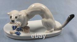 Rare Weasel Marten Figure Porcelain Figurine Porcelain rosenthal Feldtmann 1942