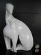 Royal Doulton Images Friendship Lurcher Dog Cat Art Deco Style White Bone China