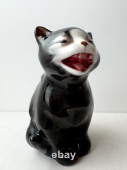 Royal Doulton K-12 Lucky Cat Figurine, Bone China, Made in England