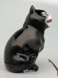 Royal Doulton K-12 Lucky Cat Figurine, Bone China, Made in England