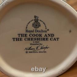 Royal Doulton Large Character Jug D6842 The Cook & The Cheshire Cat 6860 RD