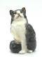 Royal Doulton Persian Black & White Cat Hn999 Rw 1930 1985