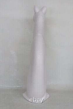 Royal Haeger Egyptian Winking White Cat 616 Figurine Art Deco 3795B