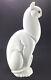 Royal Haeger Mcm Art Deco Ceramic Egyptian 21in Textured Cat Figurine R1742