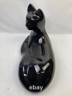 Royal Haeger Pottery Reclining Cat Figure #6063 1992 Excellent Condition