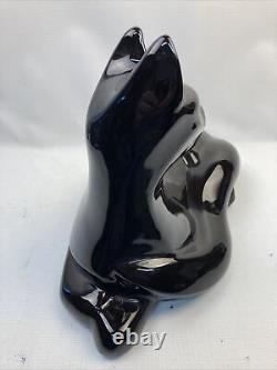 Royal Haeger Pottery Reclining Cat Figure #6063 1992 Excellent Condition RARE