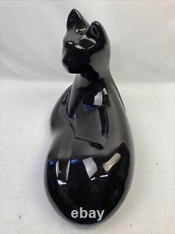 Royal Haeger Pottery Reclining Cat Figure #6063 1992 Excellent Condition RARE