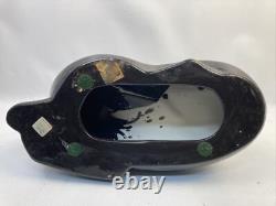 Royal Haeger Pottery Reclining Cat Figure #6063 1992 Excellent Condition RARE