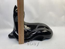 Royal Haeger Pottery Reclining Cat Figure #6063 1992 Excellent Condition RARE
