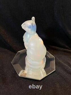 Sabino Glass, Large 4 Cat Figurine, Perfect Condition, French Glass Art