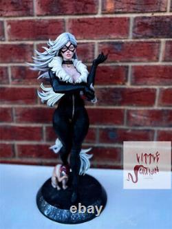 Sexy Black Cat 3D Printing Unpainted Figure Model GK Blank Kit New In Stock