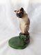 Siamese Cat Fish Bowl Stand Marston California Mcm Art Deco 1940s