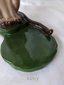 Siamese Cat Fish Bowl Stand Marston California MCM Art Deco 1940s